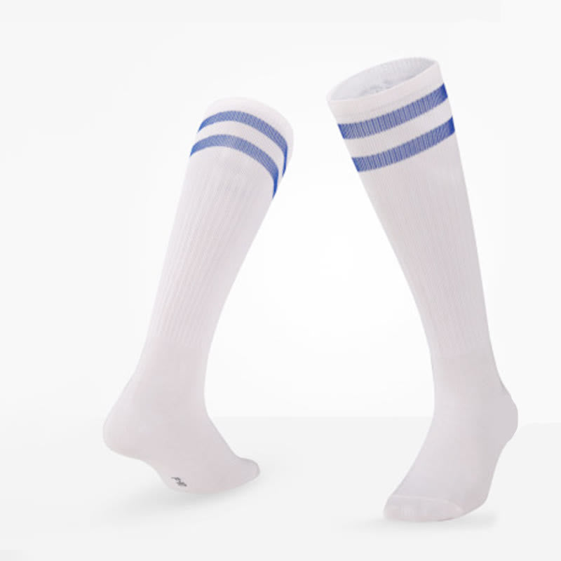 Chaussettes de football respirantes montantes (5 paires) - Bleu - UE39-44 (US6-10) - image 16