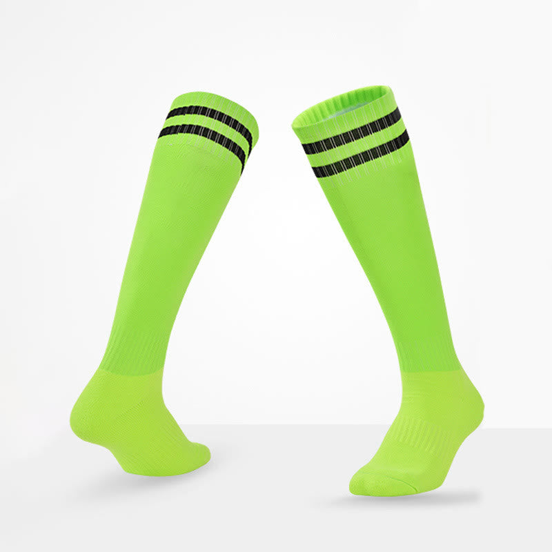 Chaussettes de football respirantes montantes (5 paires) - Vert clair - UE39-44 (US6-10) - image 17