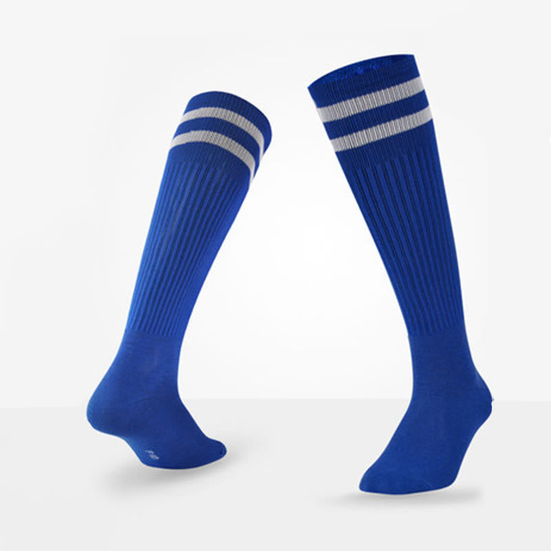 Chaussettes de football respirantes montantes (5 paires) - Bleu marine - UE39-44 (US6-10) - image 19