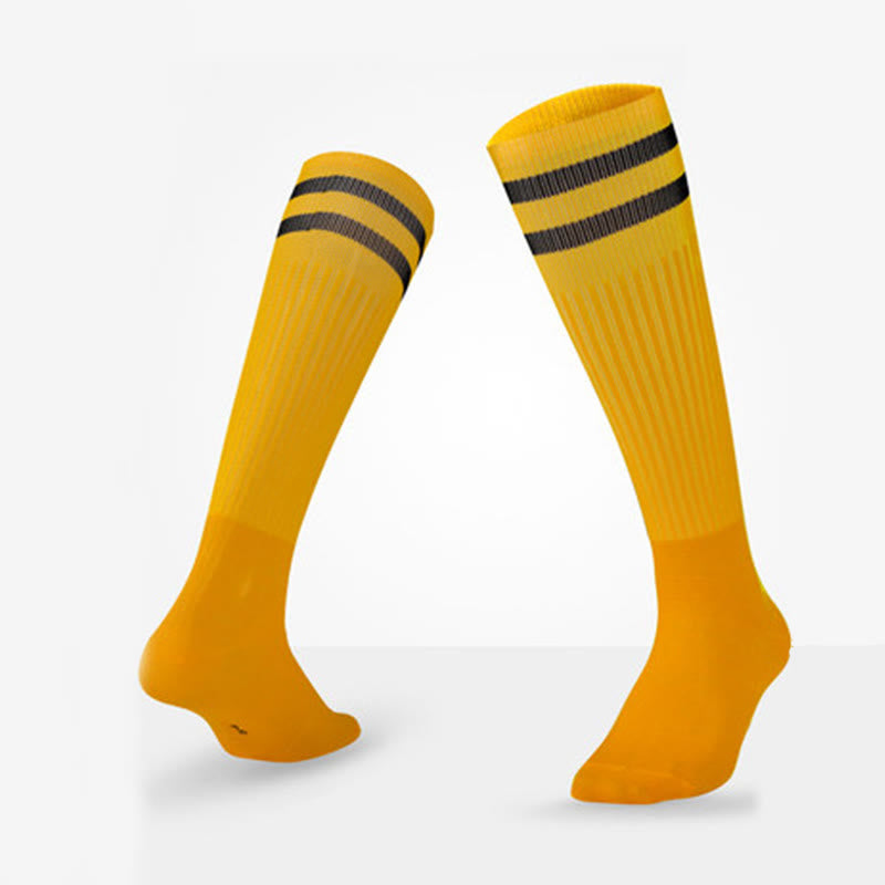 Chaussettes de football respirantes montantes (5 paires) - Jaune - UE39-44 (US6-10) - image 20