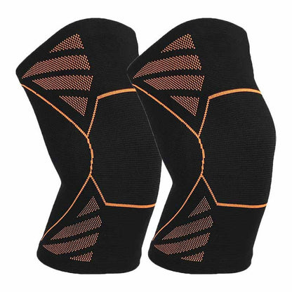 Genouillères de soutien respirantes (2 pièces) - Orange - XL - image 1