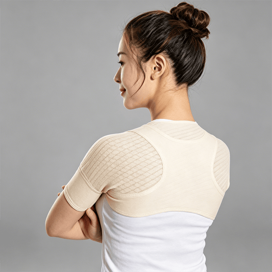 Attelle d'épaule légère et respirante en tricot - image 0
