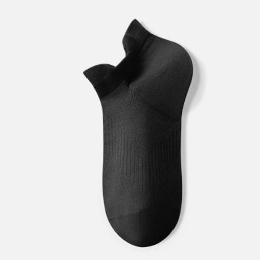 Chaussettes invisibles en coton respirant (3 paires) - Noir - EU39-44(US6-10) - image 4