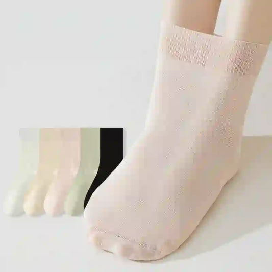 Chaussettes hautes larges et douces (5 paires) - image 0