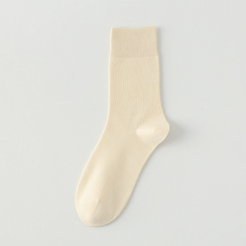 Chaussettes hautes larges et douces (5 paires) - Nu - EU39-43(US6-9) - image 6