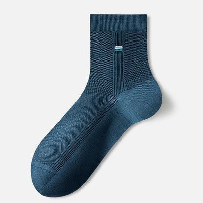 Chaussettes courtes respirantes en soie (3 paires) - image 6