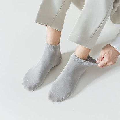 Chaussettes basses en coton doux (5 paires) - image 1