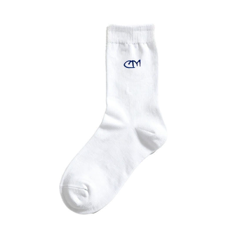 Chaussettes classiques en mélange de coton (5 paires) - Gris - EU39-44(US6-10) - image 1