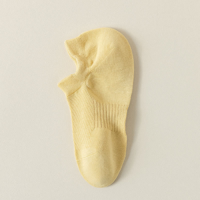 Chaussettes en coton (3 paires) - Jaune - EU39-44(US6-10) - image 7