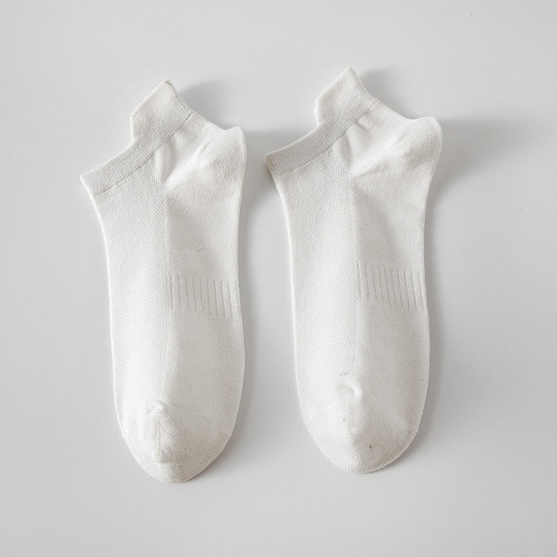 Chaussettes invisibles respirantes (5 paires) - Blanc - EU39-44(US6-10) - image 7