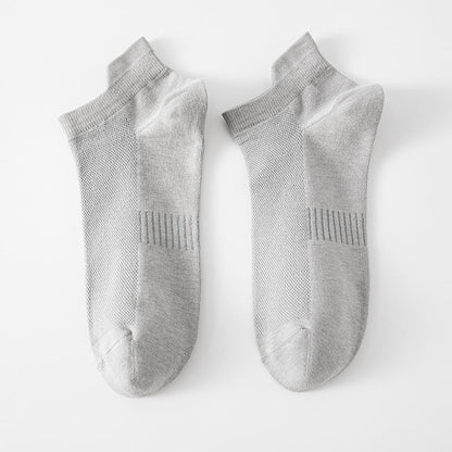 Chaussettes invisibles respirantes (5 paires) - Gris - EU39-44(US6-10) - image 3