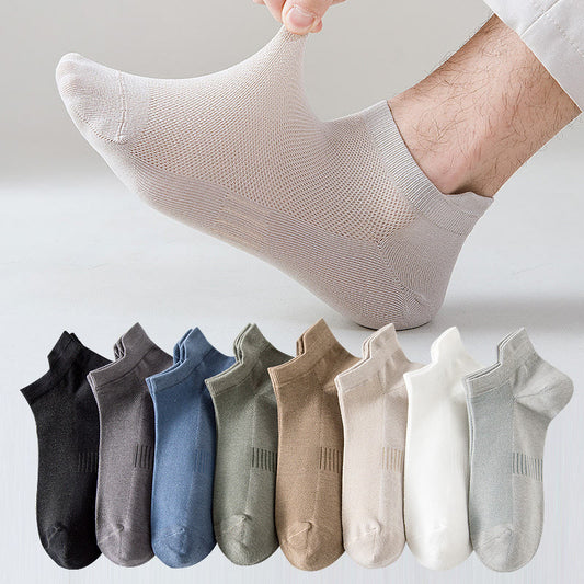 Chaussettes invisibles respirantes (5 paires) - image 0