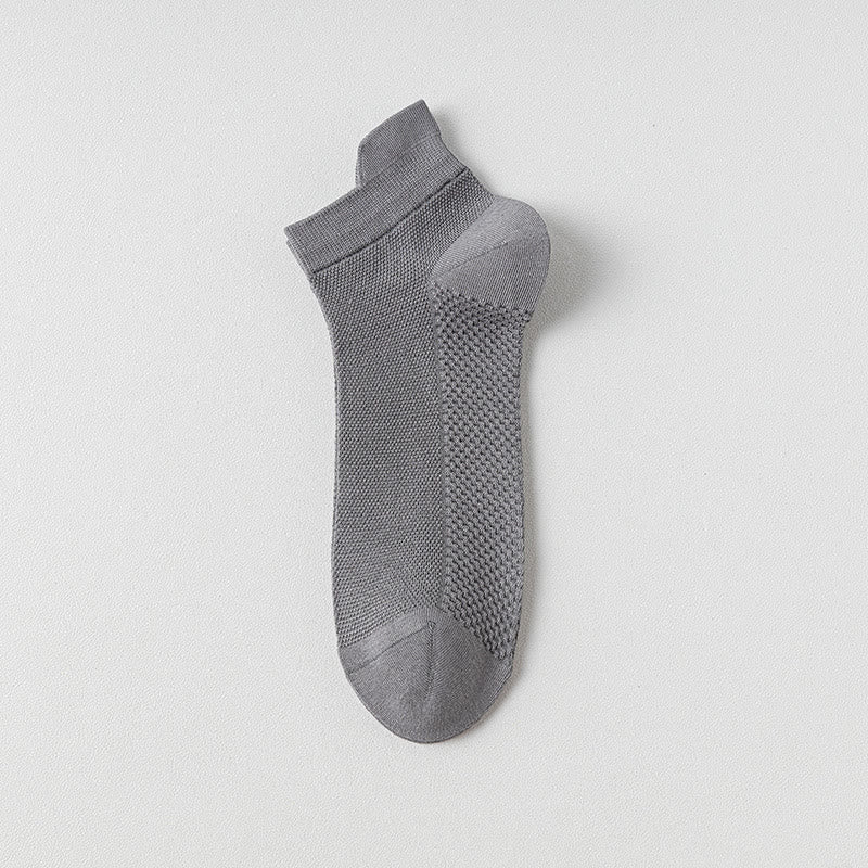 Chaussettes en coton respirant (7 paires) - Gris foncé - EU39-44(US6-10) - image 7
