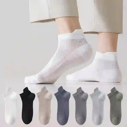 Chaussettes en coton respirant (5 paires) - image 0