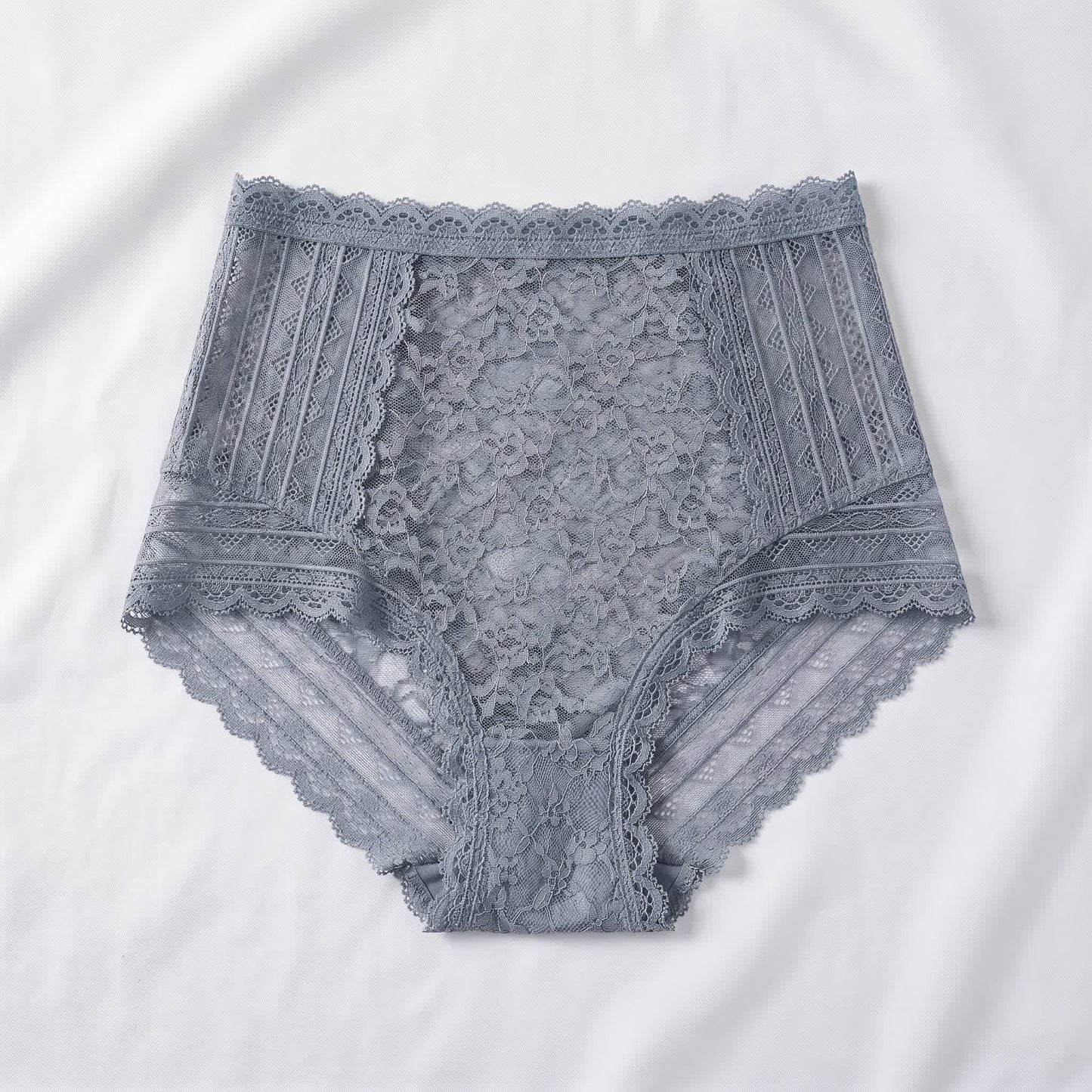 Culotte en dentelle intégrale (lot de 2) - Gris - 5XL - image 2