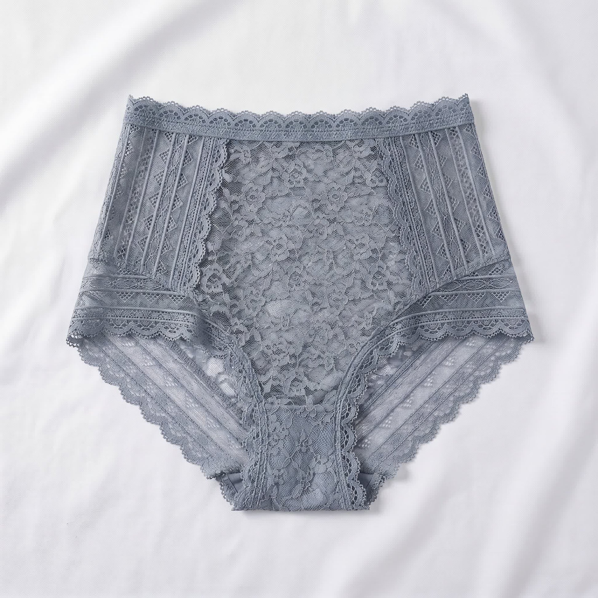 Culotte en dentelle intégrale (lot de 2) - Gris - 5XL - image 2