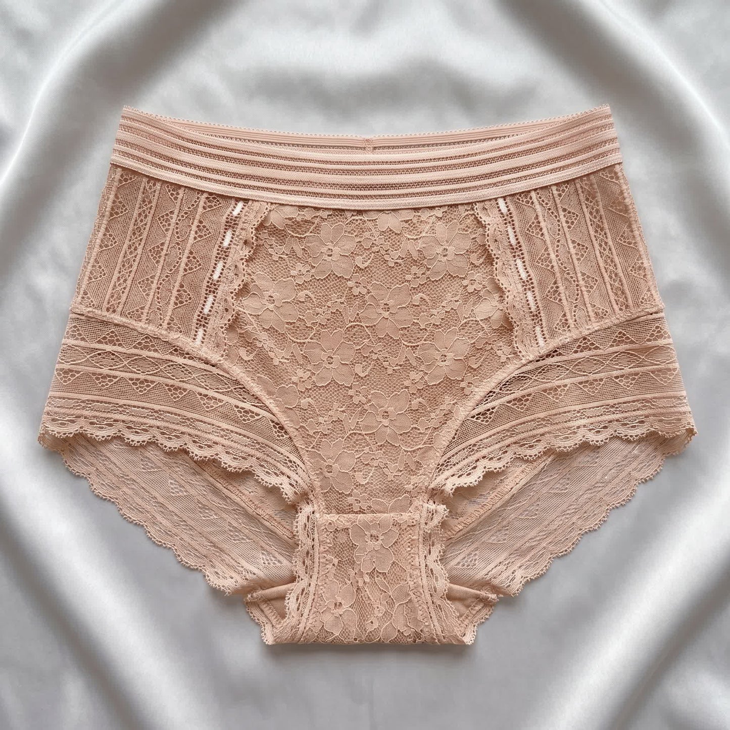 Culotte en dentelle intégrale (lot de 2) - Abricot - 5XL - image 3