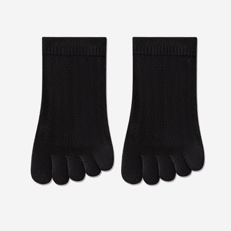 Chaussettes d'alignement en maille respirante (4 paires) - Noir - EU36-40(US3-7) - image 16