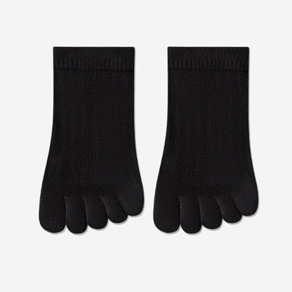 Chaussettes d'alignement en maille respirante (4 paires) - Noir - EU36-40(US3-7) - image 16