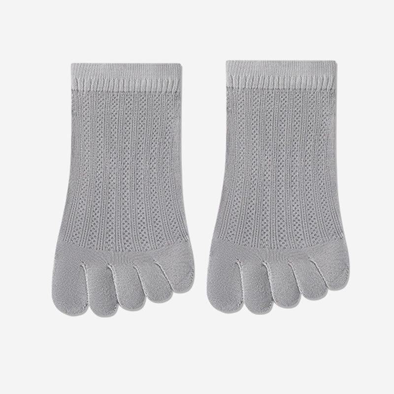 Chaussettes d'alignement en maille respirante (4 paires) - Gris - EU36-40(US3-7) - image 13