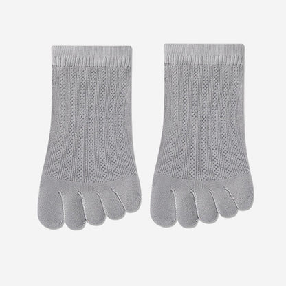 Chaussettes d'alignement en maille respirante (4 paires) - Gris - EU36-40(US3-7) - image 13