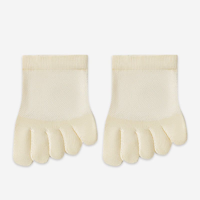 Chaussettes d'alignement douces en coton (5 paires) - Jaune - EU36-40(US3-7) - image 15