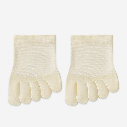 Chaussettes d'alignement douces en coton (5 paires) - Jaune - EU36-40(US3-7) - image 15