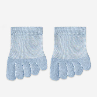 Chaussettes d'alignement douces en coton (5 paires) - Bleu - EU36-40(US3-7) - image 16