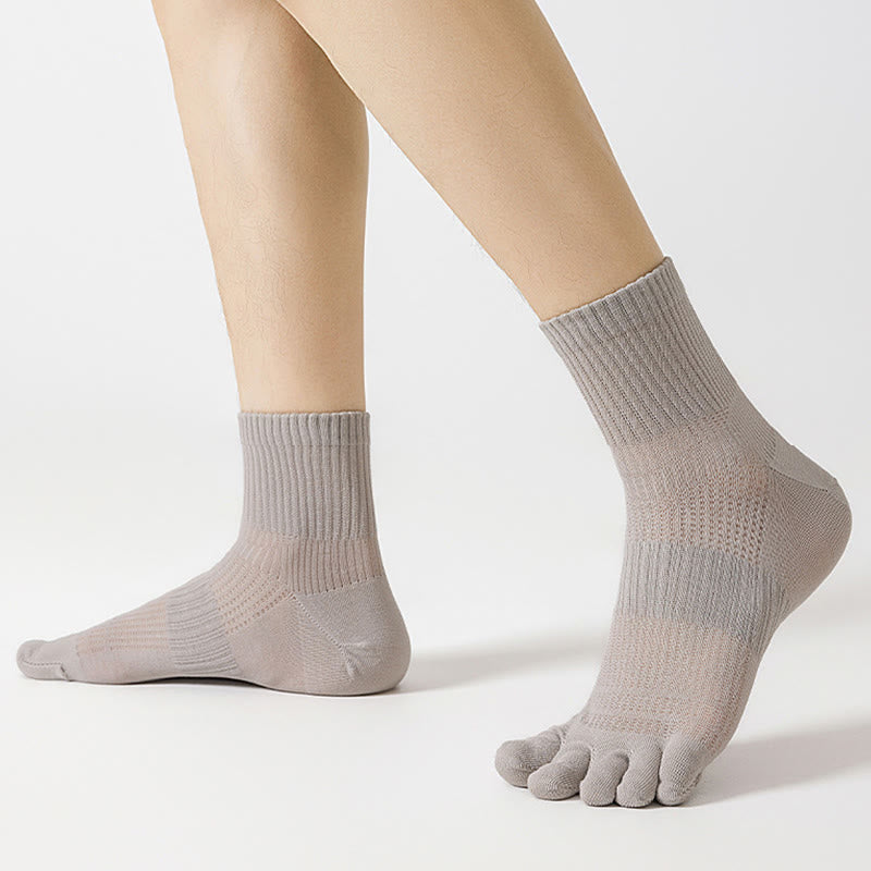 Chaussettes d'alignement en coton respirant (5 paires) - image 8