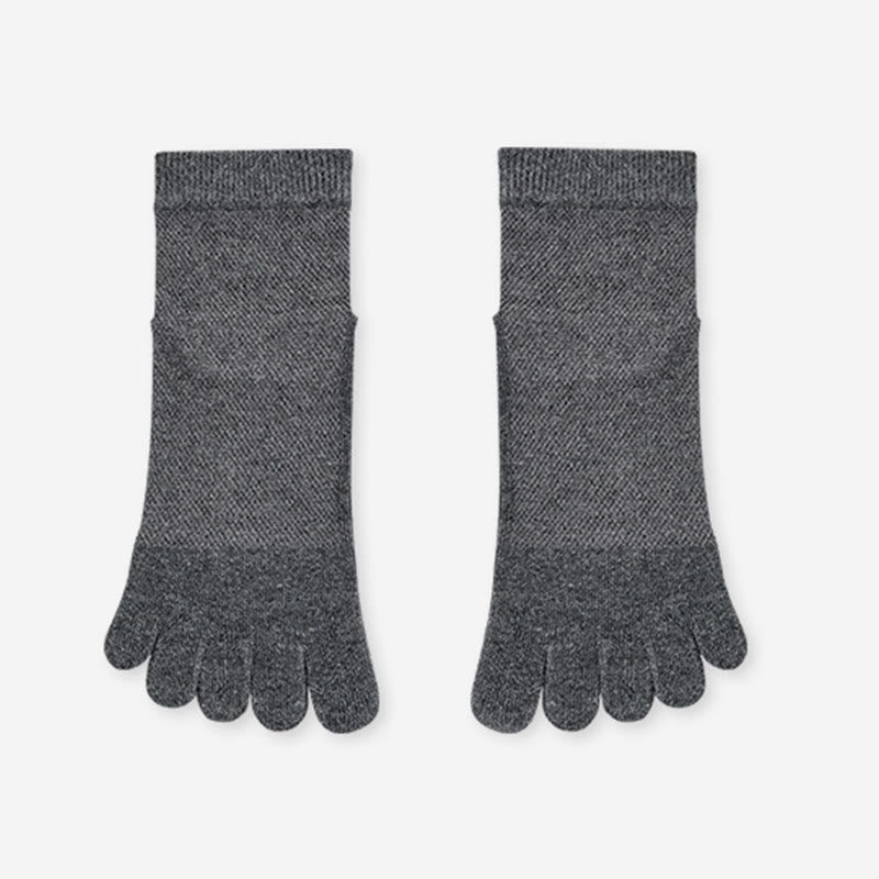 Chaussettes d'alignement antibactériennes respirantes (3 paires) - Gris foncé - EU40-45 (US7-11) - image 14