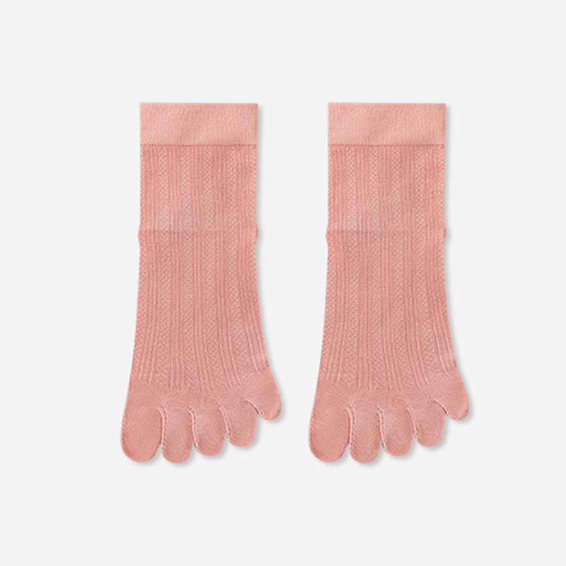 Chaussettes d'alignement en bambou (3 paires) - Rose - EU36-40(US3-7) - image 12