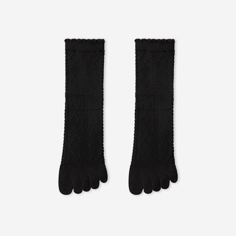 Chaussettes d'alignement en maille de coton (3 paires) - Noir - EU36-40(US3-7) - image 11