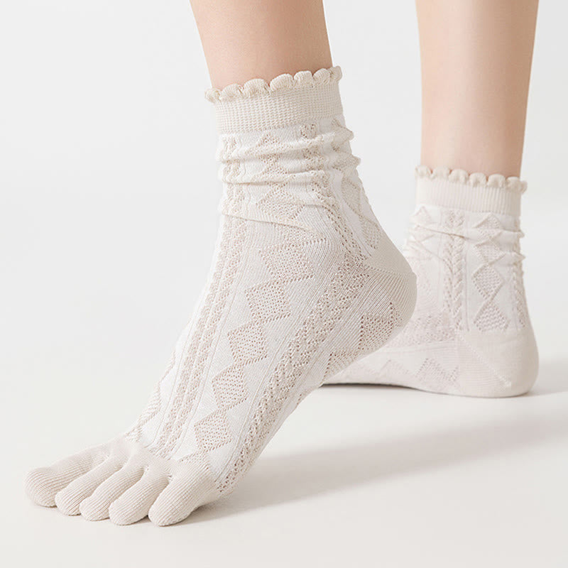 Chaussettes d'alignement en maille de coton (3 paires) - image 5