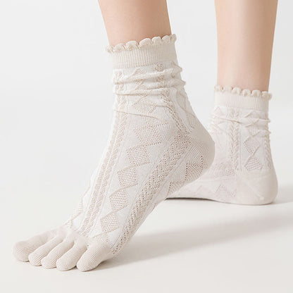 Chaussettes d'alignement en maille de coton (3 paires) - image 5