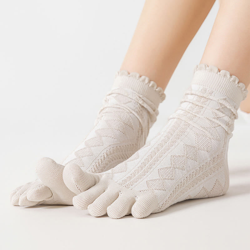 Chaussettes d'alignement en maille de coton (3 paires) - image 2