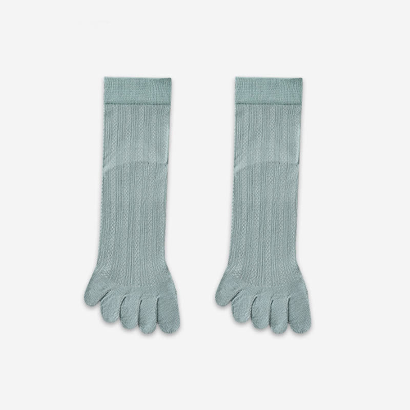 Chaussettes d'alignement légères en bambou (4 paires) - Vert - EU39-45(US6-11) - image 16