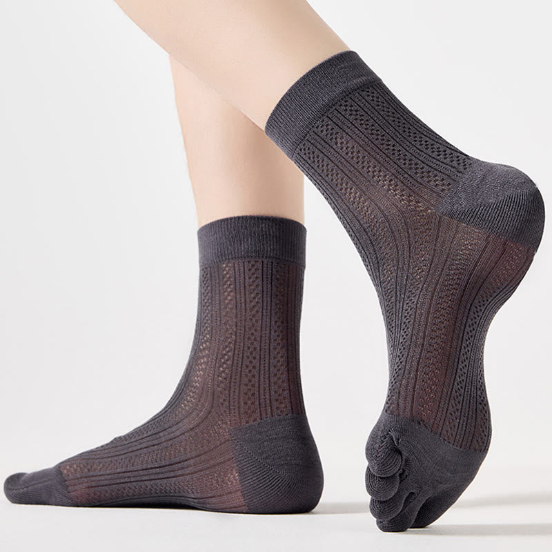 Chaussettes d'alignement légères en bambou (4 paires) - image 5