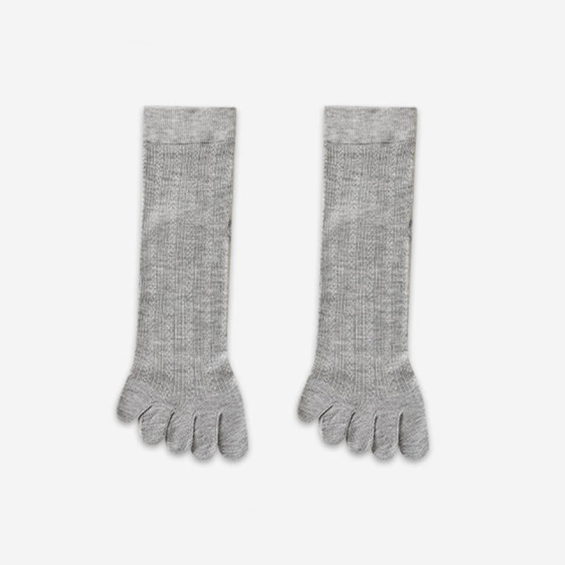 Chaussettes d'alignement légères en bambou (4 paires) - Gris - EU39-45(US6-11) - image 14