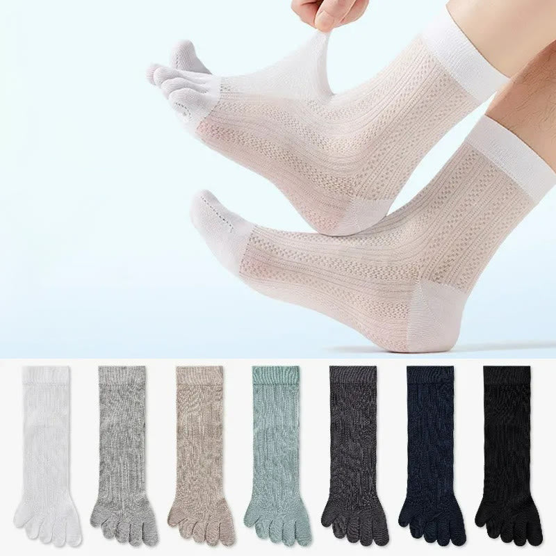 Chaussettes d'alignement légères en bambou (4 paires) - image 0