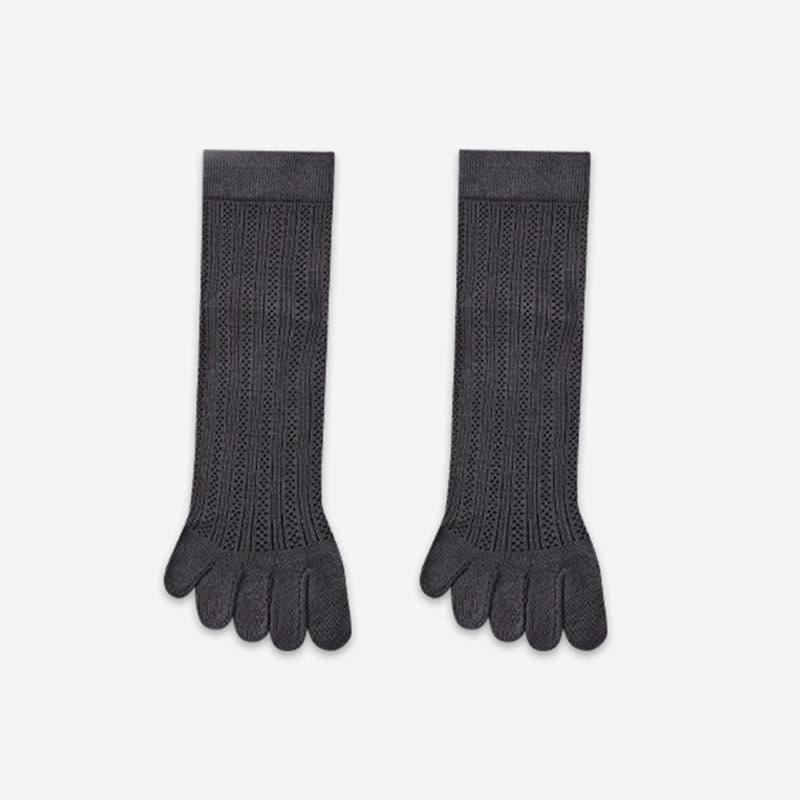 Chaussettes d'alignement légères en bambou (4 paires) - Gris foncé - EU39-45(US6-11) - image 17