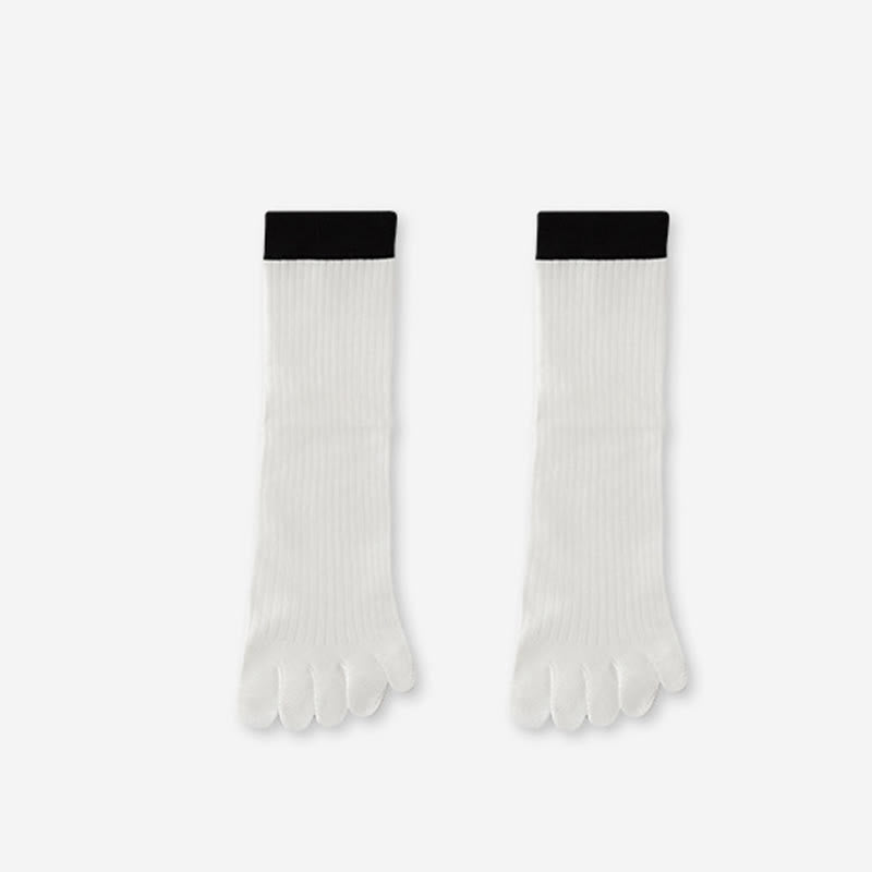 Chaussettes décontractées à blocs de couleur (3 paires) - Blanc - EU36-40(US3-7) - image 11