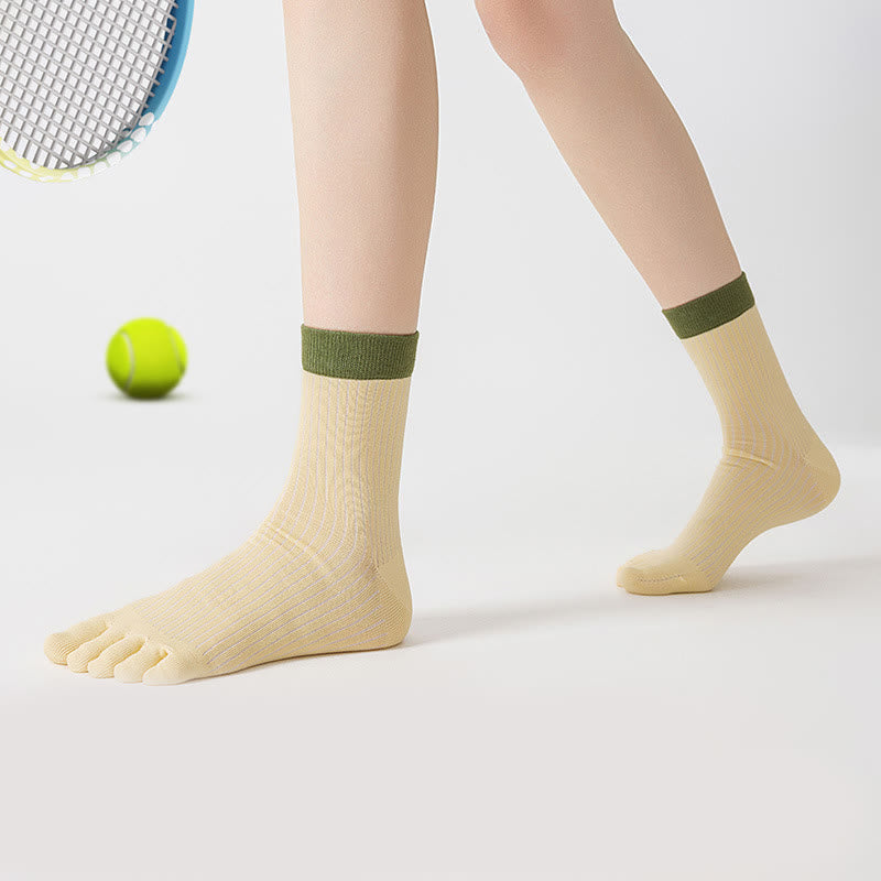 Chaussettes décontractées à blocs de couleur (3 paires) - image 4