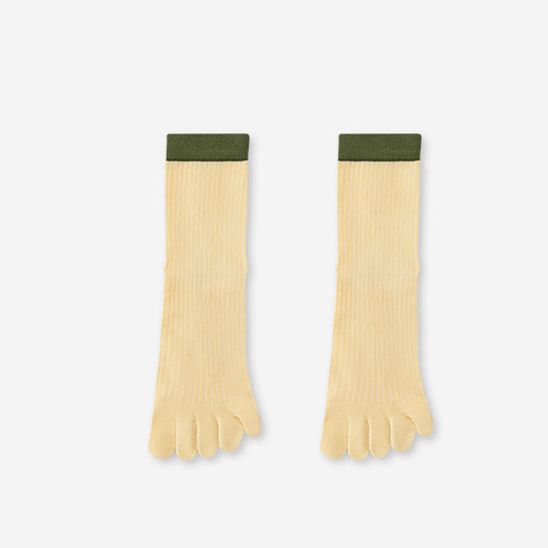 Chaussettes décontractées à blocs de couleur (3 paires) - Jaune - EU36-40(US3-7) - image 14