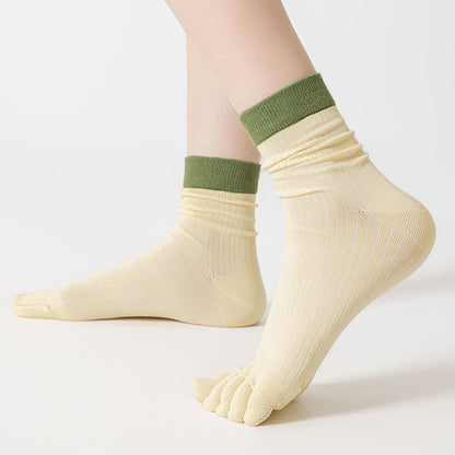 Chaussettes décontractées à blocs de couleur (3 paires) - image 2