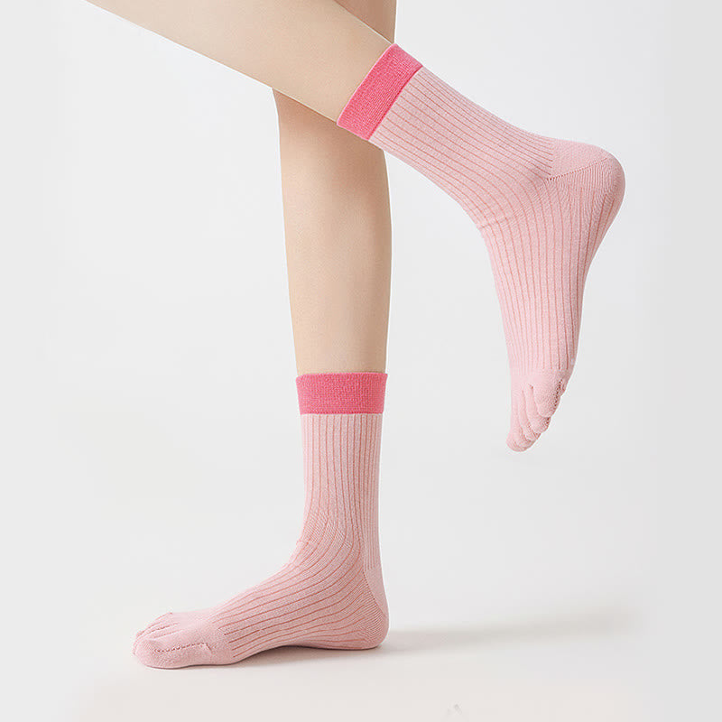 Chaussettes décontractées à blocs de couleur (3 paires) - image 7