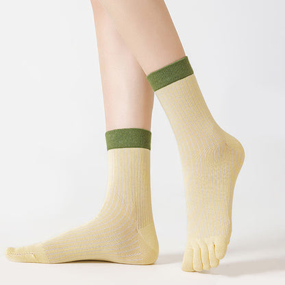 Chaussettes décontractées à blocs de couleur (3 paires) - image 3