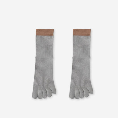 Chaussettes décontractées à blocs de couleur (3 paires) - Gris - EU36-40(US3-7) - image 13