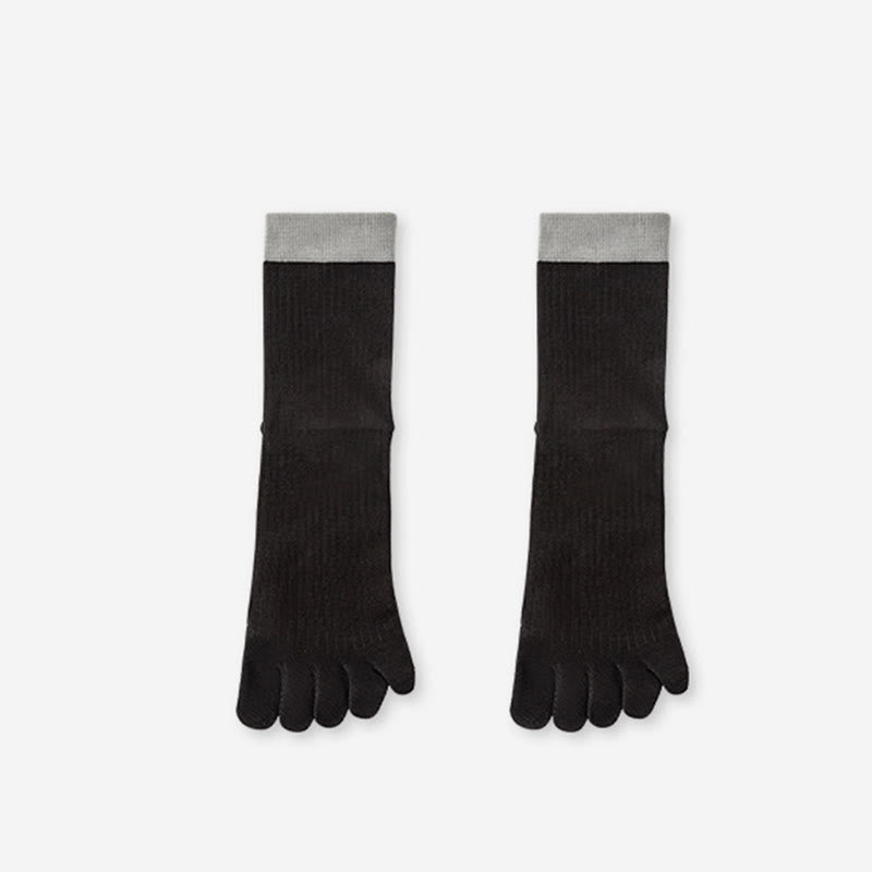 Chaussettes décontractées à blocs de couleur (3 paires) - Noir - EU36-40(US3-7) - image 12