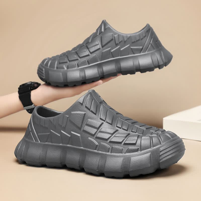 Chaussures de travail antidérapantes - Gris - EU44-45(US10-11) - image 15