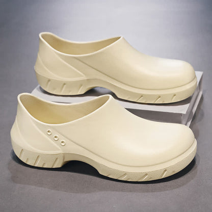 Chaussures de travail antidérapantes et respirantes - Beige - EU44-45(US10-11) - image 10